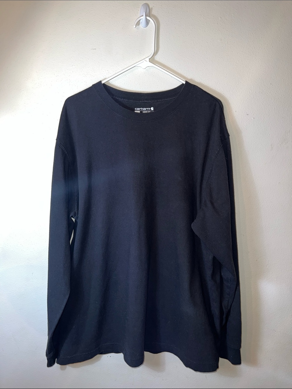 Carhartt Black Long Sleeve Crewneck Tee